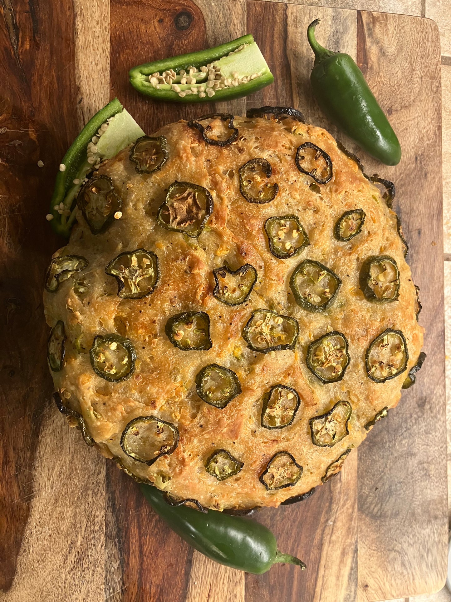 Cheesy Jalapeño Garlic Bread