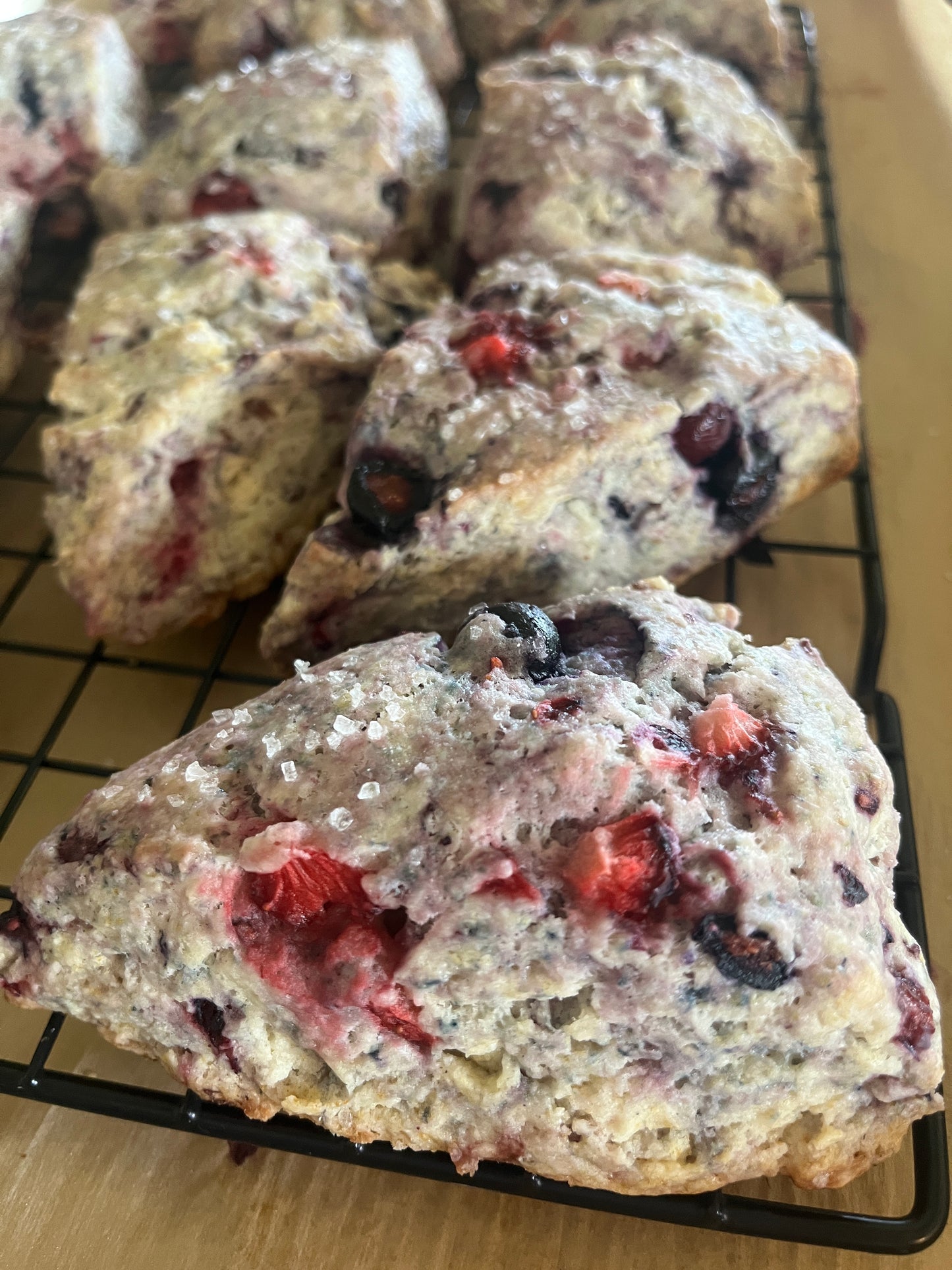 Summer Berry Scones