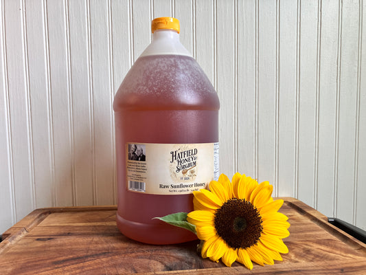 Raw Sunflower Honey 1 Gal Jug