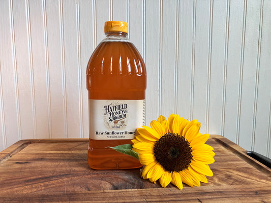Raw Sunflower Honey 5lb Jug