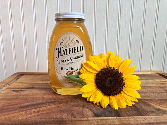 Raw Sunflower Honey 2lb Jar