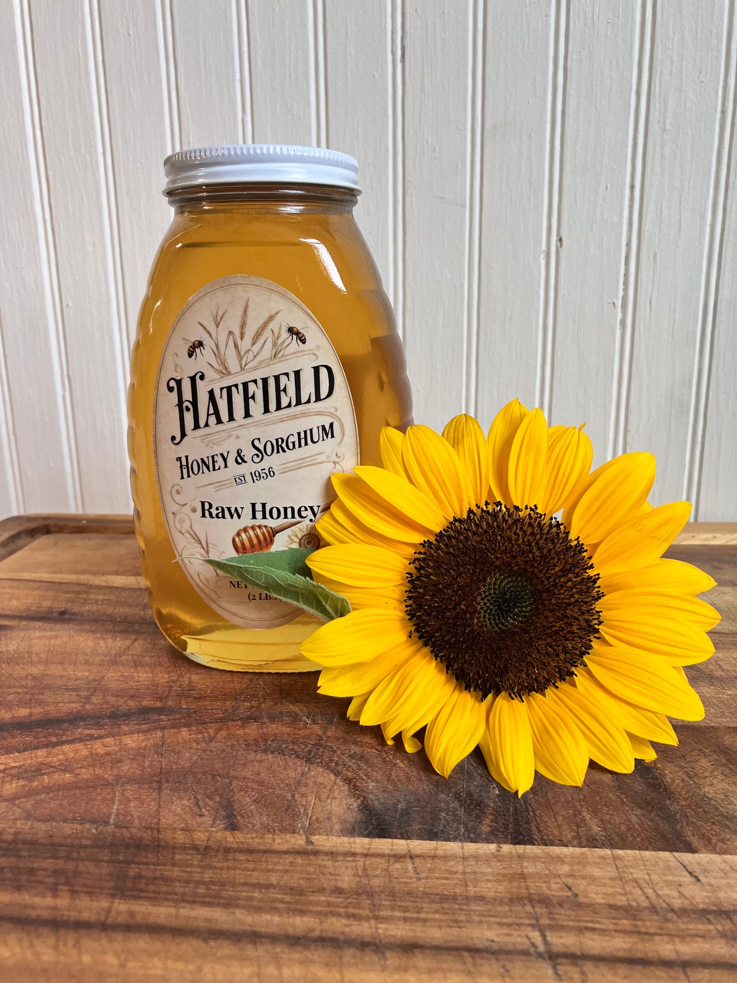 Raw Sunflower Honey 1lb Jar