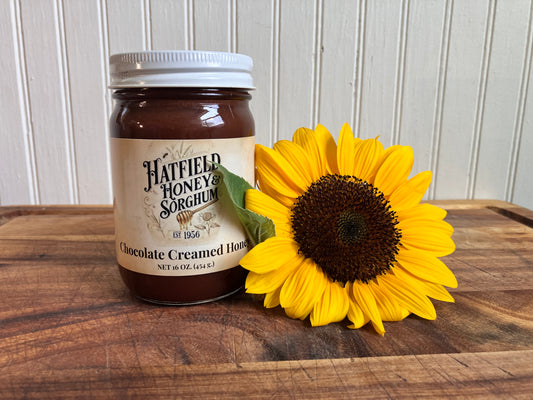 Creamed Chocolate Honey 16 oz jar