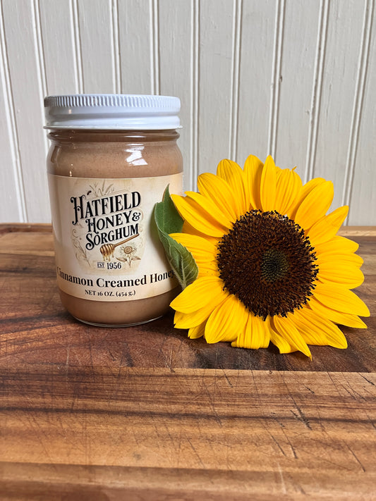 Creamed Cinnamon Honey 16 oz jar
