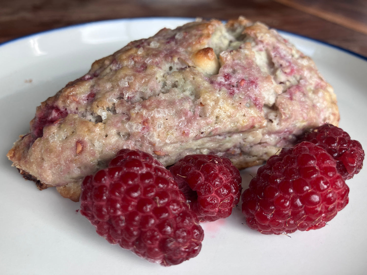 White Chocolate Raspberry Scones